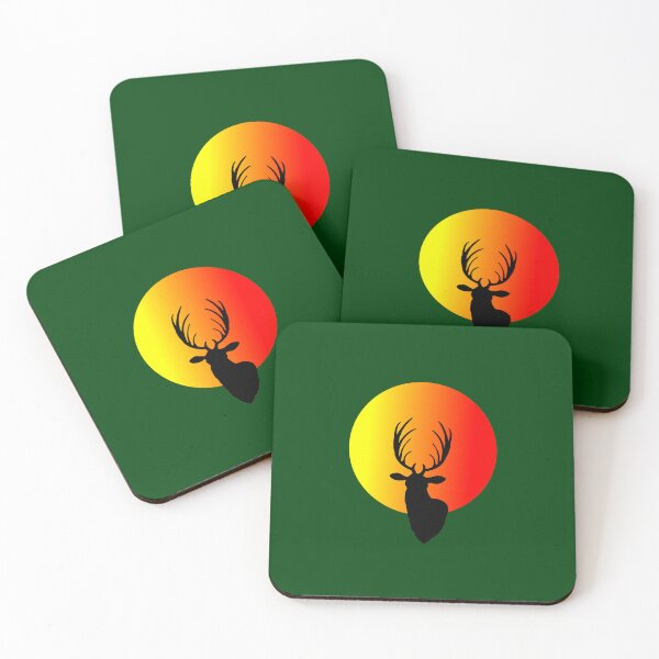 Item preview, Deer at green sunset design  designed and sold by MystixJack.