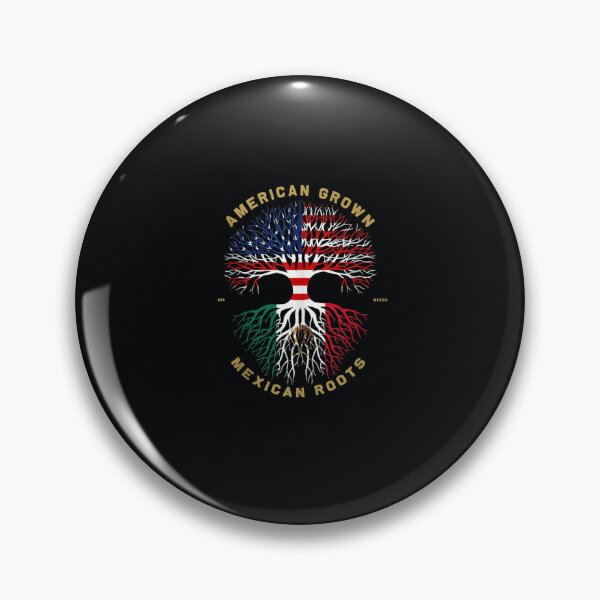 Item preview, American Grown With Mexican Roots Tree USA Flag Unique designed and sold by DeannaMarks.