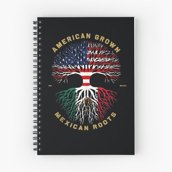 Artikelvorschau, American Grown mit mexikanischen Wurzeln Baum USA-Flagge einzigartig entworfen und verkauft von DeannaMarks.