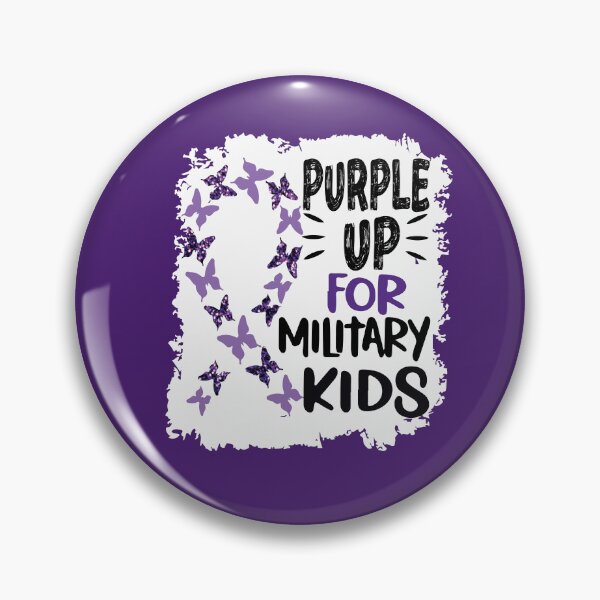 Item preview, Purple Up For Military Kids designed and sold by Heddar Badreddine.