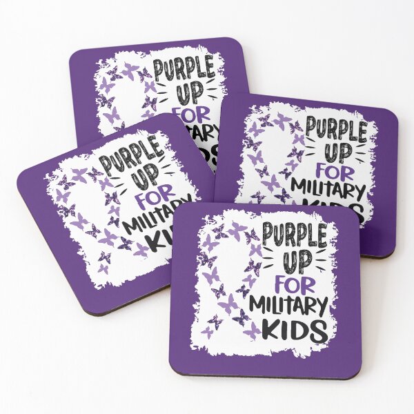 Item preview, Purple Up For Military Kids designed and sold by Heddar Badreddine.