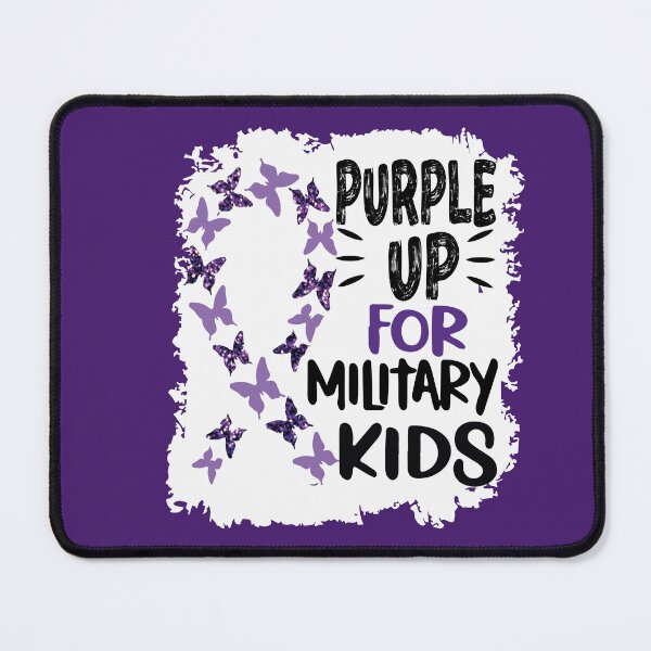 Item preview, Purple Up For Military Kids designed and sold by Heddar Badreddine.