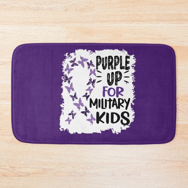 Item preview, Purple Up For Military Kids designed and sold by Heddar Badreddine.