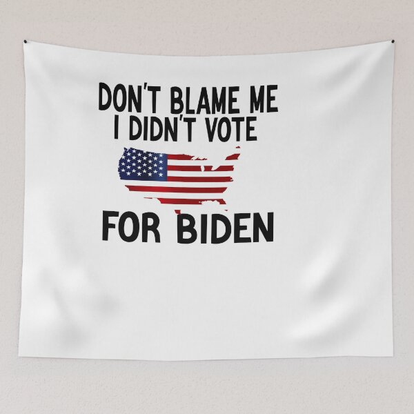 Item preview,   dont blame me i didnt vote biden designed and sold by designreb.