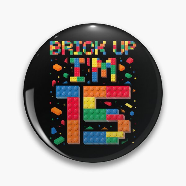 Item preview, Brick Up I'm 15 Construction Wall Toys Colorful Birthday Gift designed and sold by Master Jay.