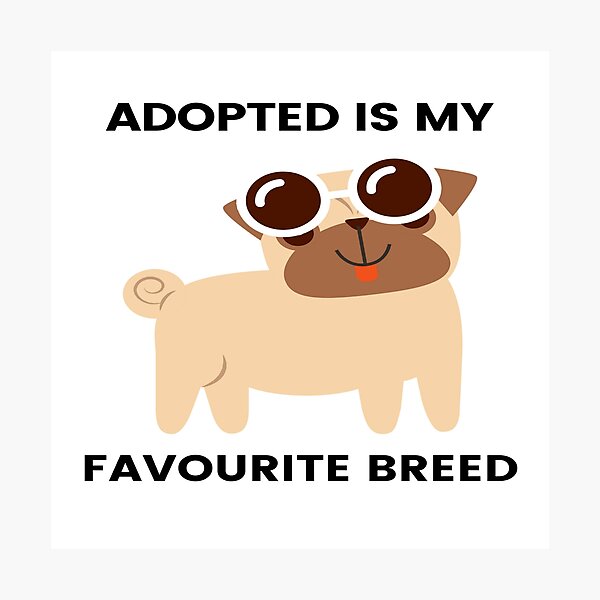 Item preview, Adoptado es mi raza favorita designed and sold by ArtistsZone.