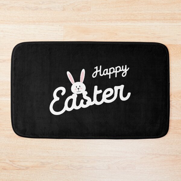 Item preview, happy easter with white rabbit designed and sold by JAG2B.