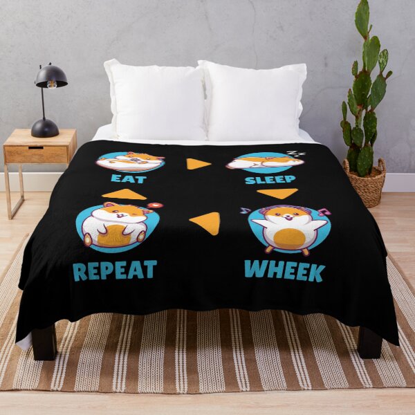 Item preview, Eat Sleep Repeat Wheek Hamster designed and sold by MooonTees.