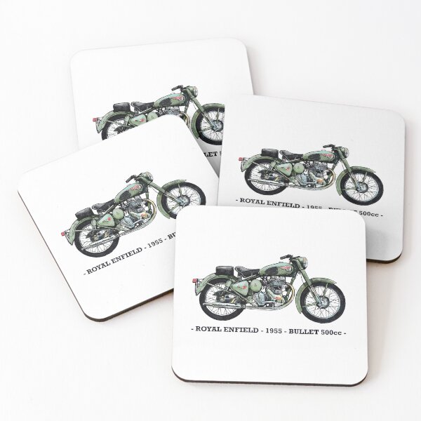 Item preview, Classic Motorbike - Royal Enfield Bullet, Illustrated Tribute designed and sold by FoleyPottery.