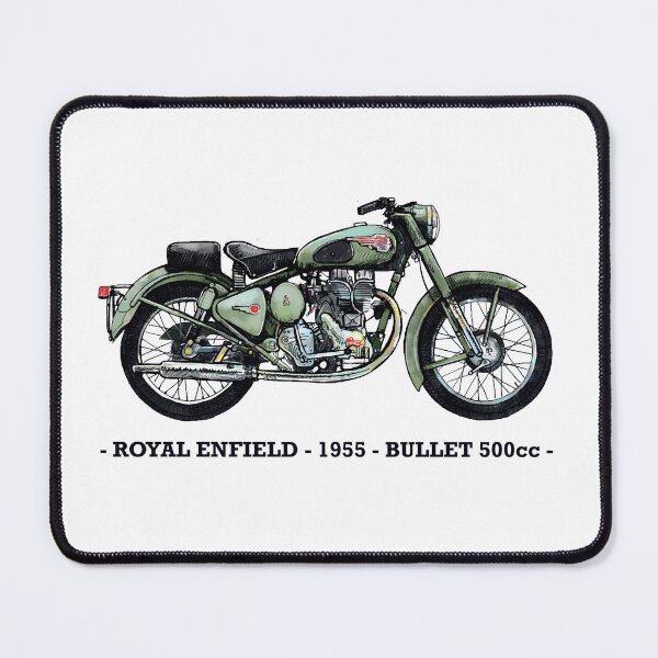 Item preview, Classic Motorbike - Royal Enfield Bullet, Illustrated Tribute designed and sold by FoleyPottery.