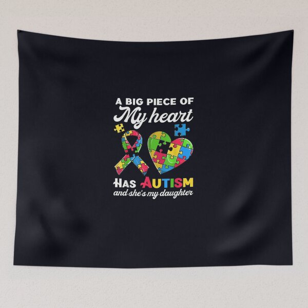 Item preview, Autism Awareness Daughter Mom Dad Big Piece Of My Heart designed and sold by DeannaMarks.