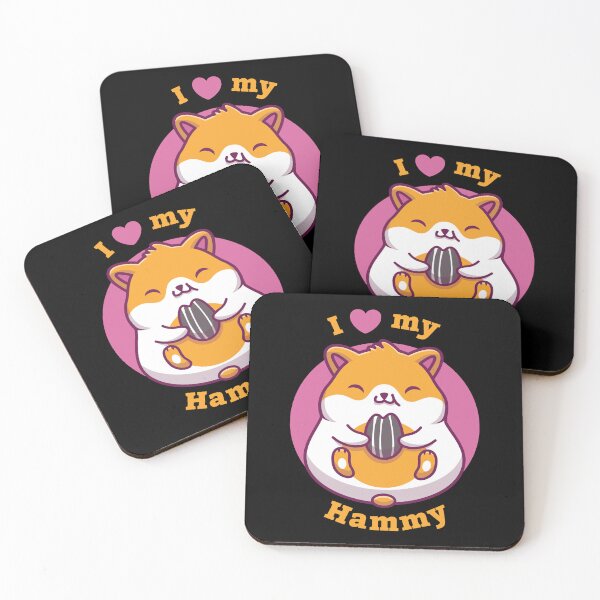 Item preview, I Love My Hammy Hamster designed and sold by MooonTees.