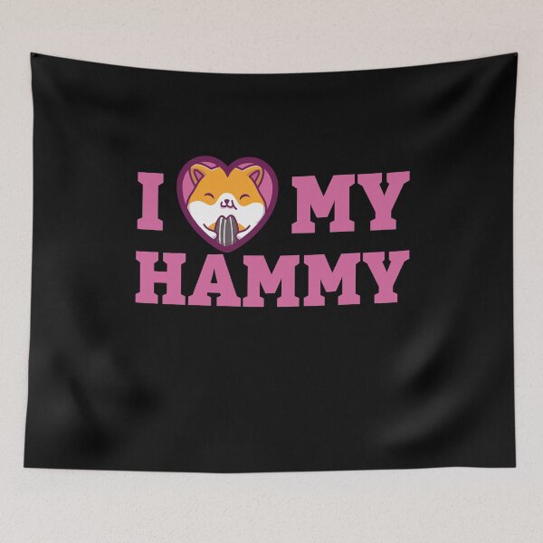 Item preview, I Love My Hammy Hamster designed and sold by MooonTees.