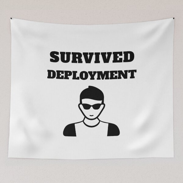 Item preview, Survived Deployment, Survived Release, Software in Production, Software Engineer, Software Developer Survivor, Computer Science, Programming Humor, Light designed and sold by Max-Wear.