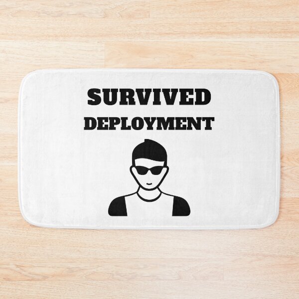Artikelvorschau, Survived Deployment, Survived Release, Software in Production, Software Engineer, Software Developer Survivor, Informatik, Programmierhumor, Licht entworfen und verkauft von Max-Wear.
