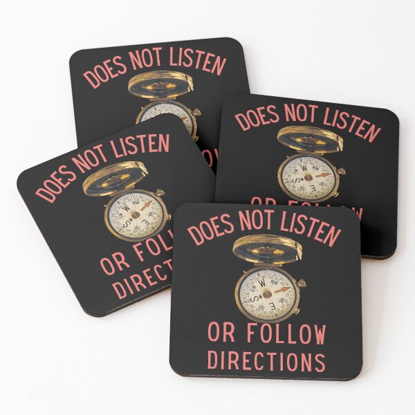 Item preview, Does Not Listen Or Follow Directions t-shirt designed and sold by Dragsma ⭐⭐⭐⭐⭐.