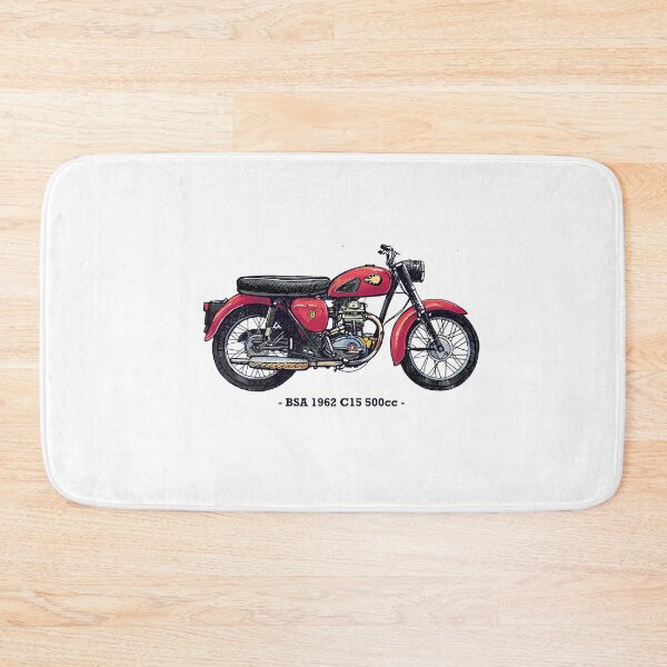 Item preview, Classic Motorbike - BSA CM15, Illustrated Tribute designed and sold by FoleyPottery.