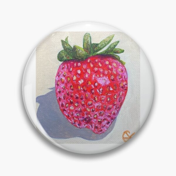 Item preview, Tiny Strawberry Painting designed and sold by Kathryn Davis.