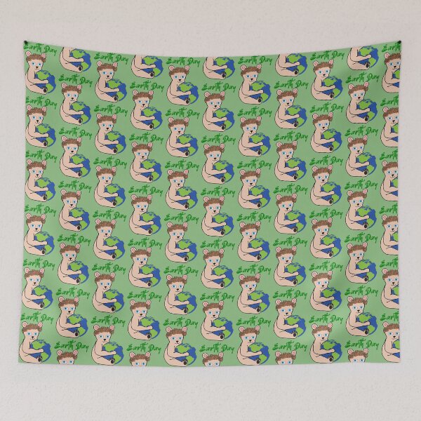 Item preview, Earth Day Earth Bear #1 designed and sold by Hypnotees.