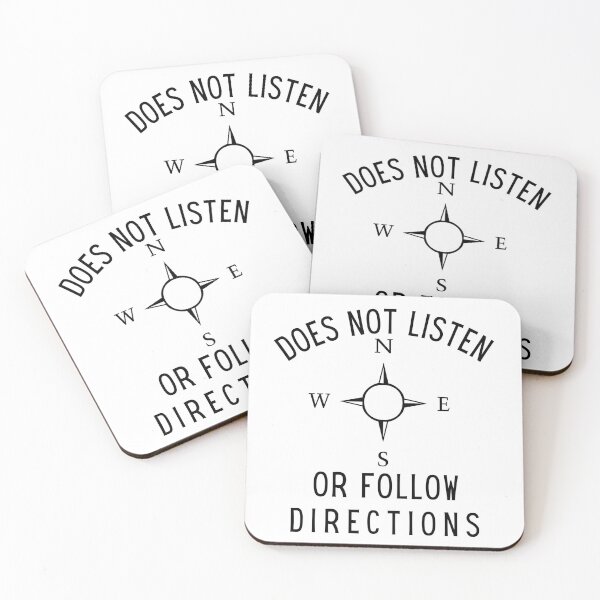 Item preview, Does Not Listen Or Follow Directions t-shirt designed and sold by Dragsma ⭐⭐⭐⭐⭐.