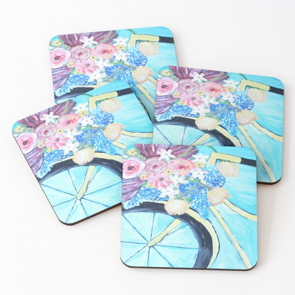 Item preview, Floral Bicycle - Original artwork by Dody Denman designed and sold by MoxyMermaid.