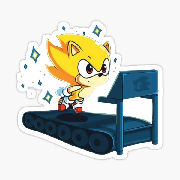 10pcs Super Sonic Cartoon Stickers Assortment 