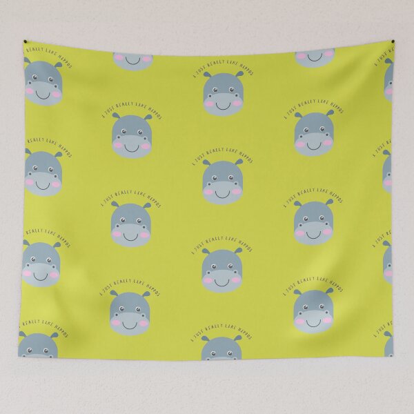 Item preview, I just really like Hippos  designed and sold by KoopTroop ⭐⭐⭐⭐⭐.