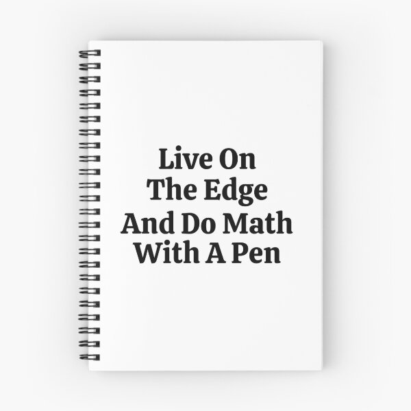 Item preview, Live On The Edge And Do Math With A Pen - Funny Math  designed and sold by usaworld.
