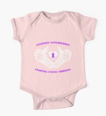 Cystic Fibrosis Heroes Short Sleeve Baby One-Piece