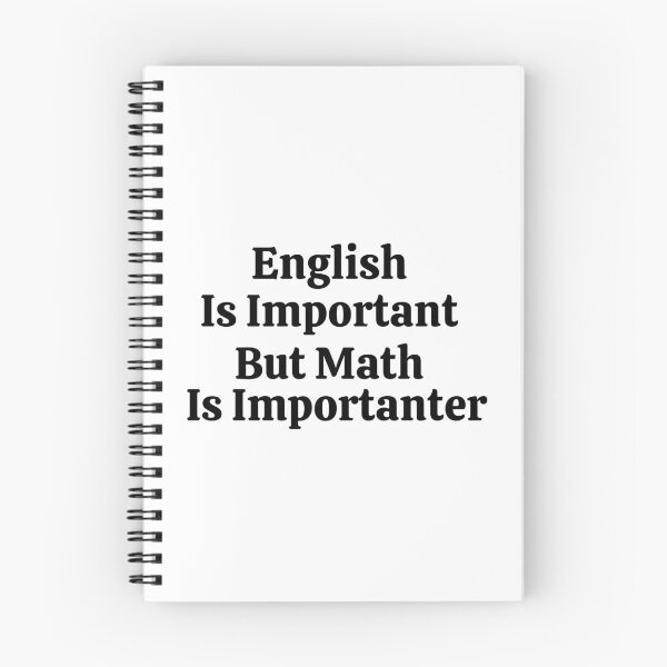 Item preview, English Is Important But Math Is Importanter - Funny Math  designed and sold by usaworld.