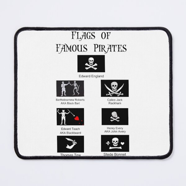 Item preview, Flags of Famous Pirates - Design designed and sold by Mterry1202.