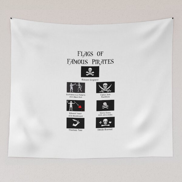 Item preview, Flags of Famous Pirates - Design designed and sold by Mterry1202.