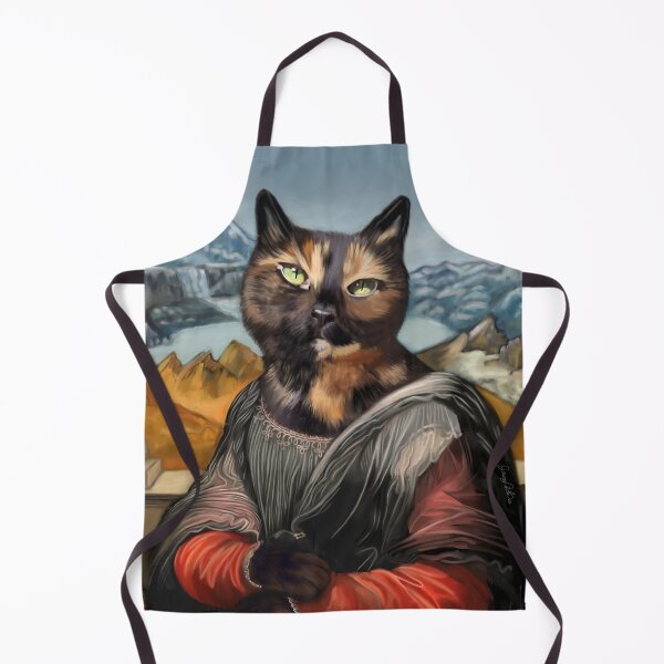 Item preview, Dana Bo Bana Cat as Mona Lisa designed and sold by Wondersofwhimsy.