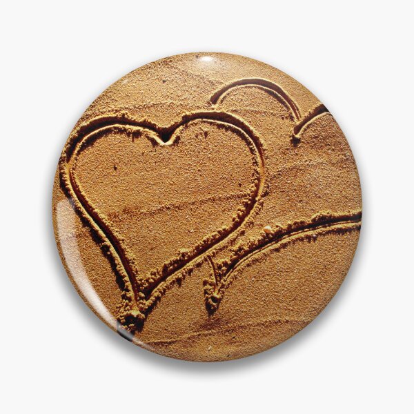 Item preview, Heart drawn on sand at beach designed and sold by Alisa-Design.