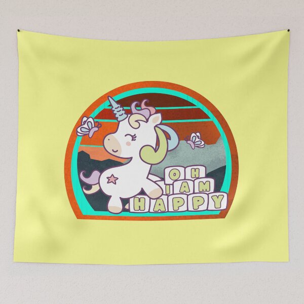 Item preview, happy unicorn OH I'm happy designed and sold by vibeno1.