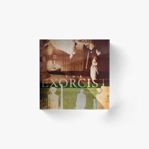 Vintage modern The Exorcist Acrylic Block