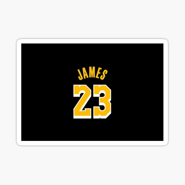 lebron james Sticker for Sale by erenuc