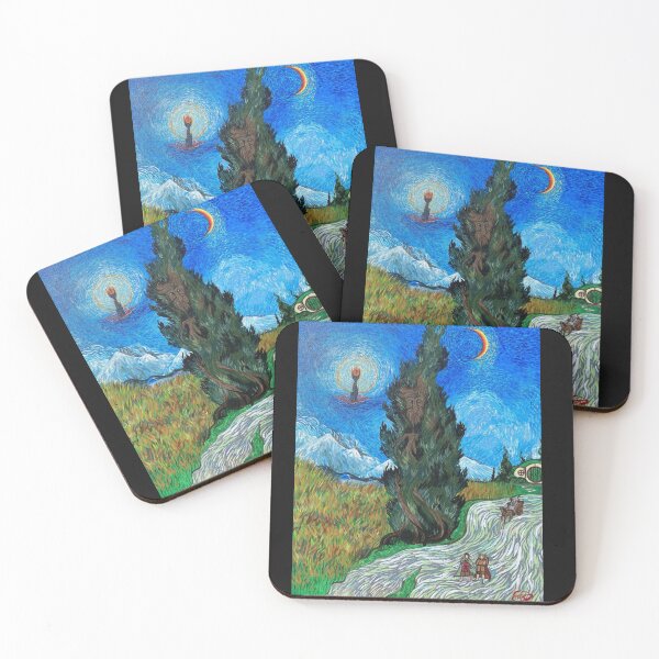 Item preview, Road with Hobbitses designed and sold by Red Roach Art.