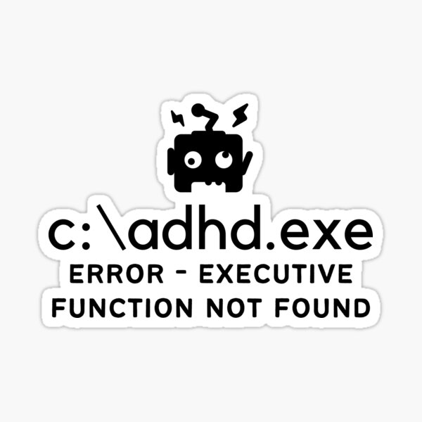 Artikel-Vorschau von C:\ADHD.exe - Fehler Exekutive Funktion nicht gefunden, designt und verkauft von TheBerriesADHD.