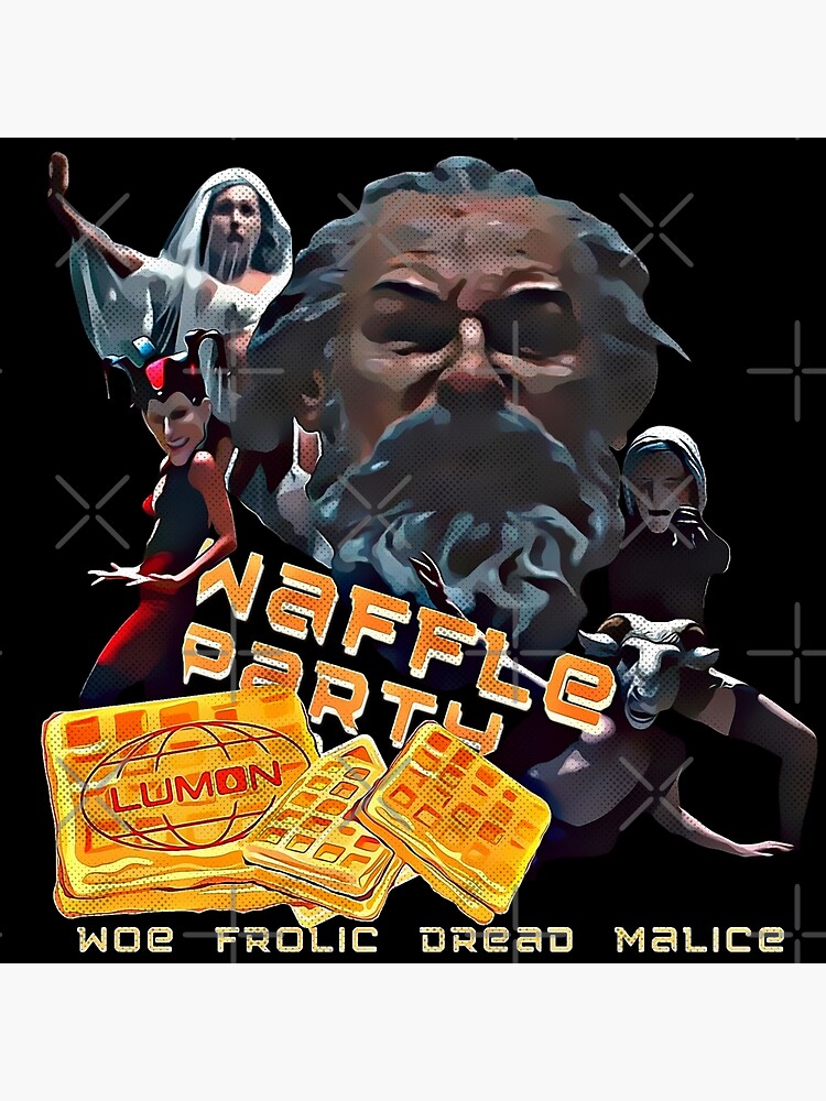 "Severance Lumon Waffle Party" Poster by Stickerm4ni4 Redbubble