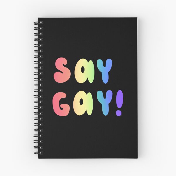 Item preview, say gay in rainbow designed and sold by rosecolashop.