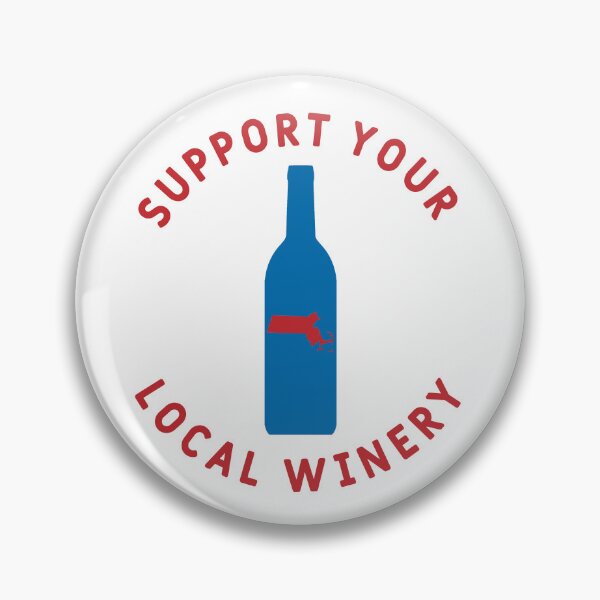 Item preview, Support Your Local Winery Massachusetts  designed and sold by fearcity.