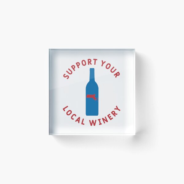 Item preview, Support Your Local Winery Massachusetts  designed and sold by fearcity.