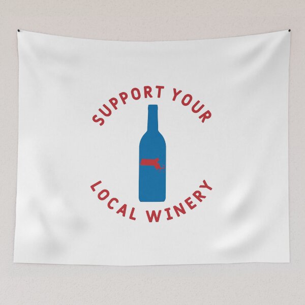 Item preview, Support Your Local Winery Massachusetts  designed and sold by fearcity.
