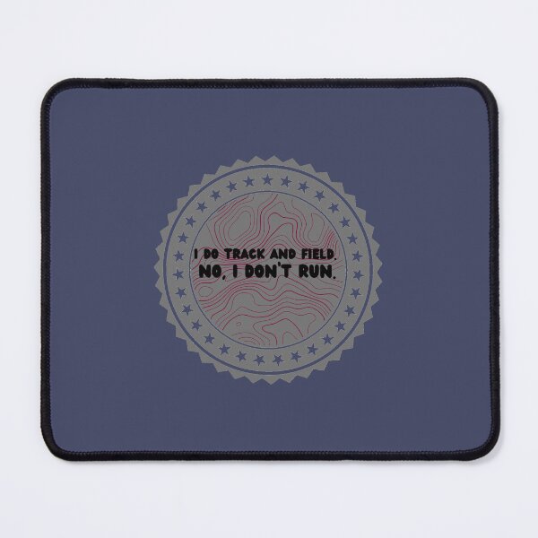 Item preview, I do track and field but I don’t run gray maroon metal designed and sold by system51.