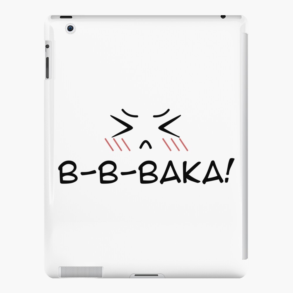 "Baka! B-b-baka! Subtle Anime Expression Emoji Statement Classic ...