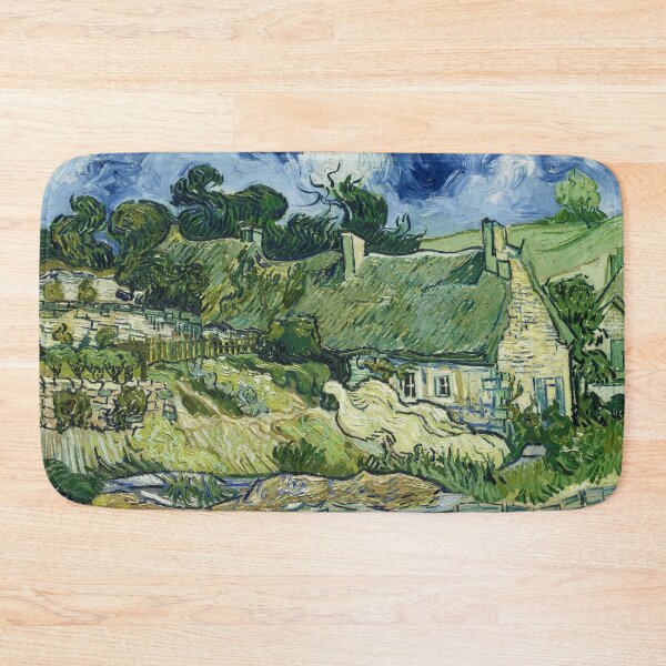 Item preview, Thatched Cottages at Cordeville by Vincent van Gogh (1890) designed and sold by allhistory.