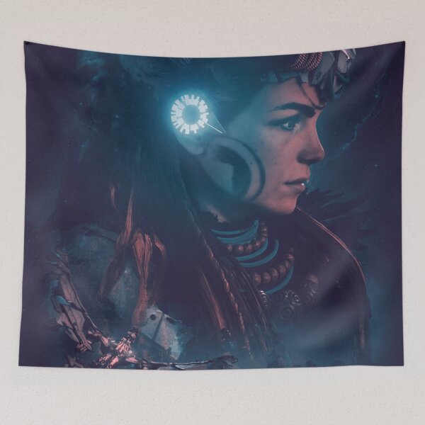 Item preview, horizon poster dark blue designed and sold by dusan449.