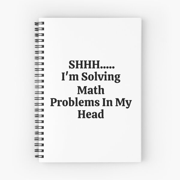 Item preview, SHHHHH..... I'm Solving Math Problems In My Head - Funny Math  designed and sold by usaworld.