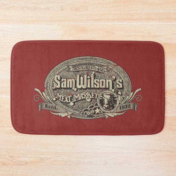 Item preview, Sam Wilson's Meat Market 1972 designed and sold by AstroZombie6669.